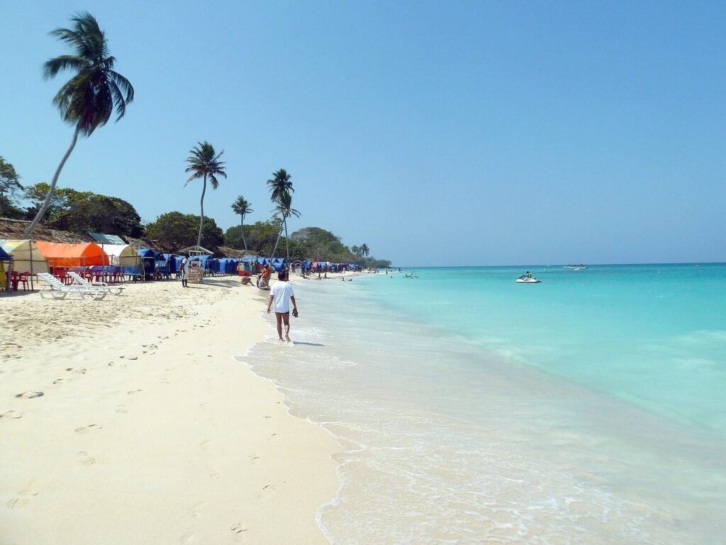 Playa Blanca beach, Barú, Colombia